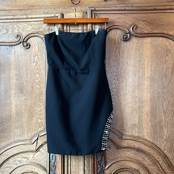 Do+BE Black Strapless Rhinestone - Picture 4 of 14